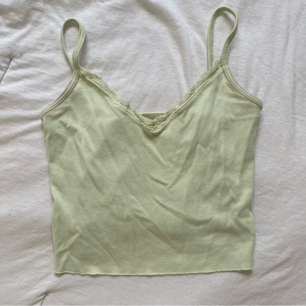 BRANDY MELVILLE PASTEL GREEN NICOLETTE TANK